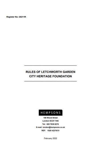 LGCHF Rules document thumbnail